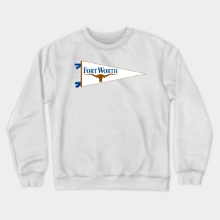 Fort Worth Flag Pennant Crewneck Sweatshirt